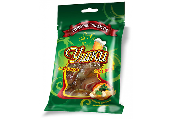 Уши свиные с хреном "Пивные радости" (100гр) в Шахтах