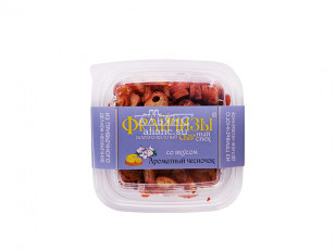 Камбала ёрш (Мурманская) вяленая: Фрайчизы со вкусом чеснок (100 гр.)