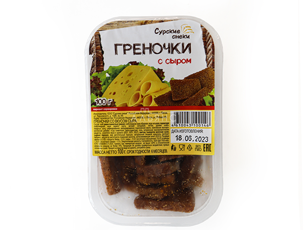 Сурские гренки со вкусом Сыра (100 гр) в Шахтах