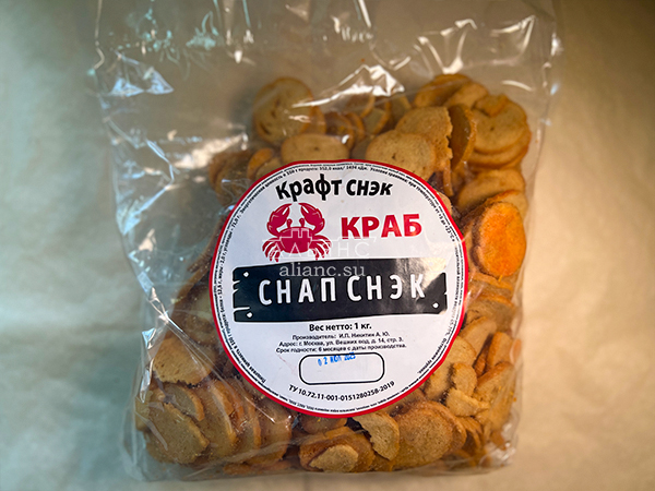 Снапсы ПШЕНИЧНЫЕ "Краб" в Шахтах