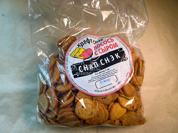 Снапсы ПШЕНИЧНЫЕ "Лосось с сыром" в Шахтах