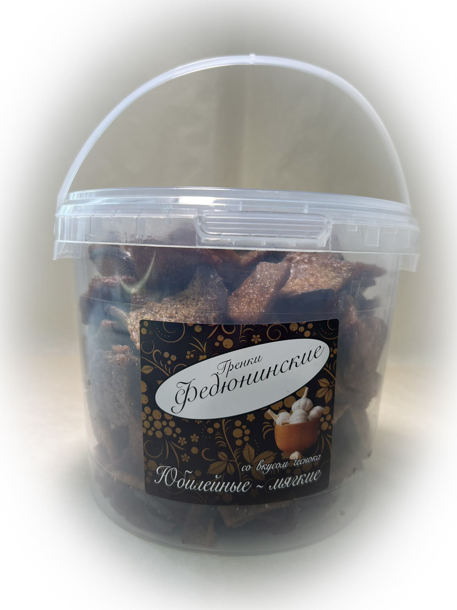 Гренки "ФЕДЮНИНСКИЕ" "Чеснок" (ведро 900 гр.) в Шахтах