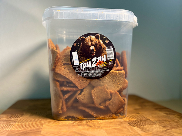 Ведро Ржаные гренки со вкусом Крылышки Барбекю (1 кг) в Шахтах