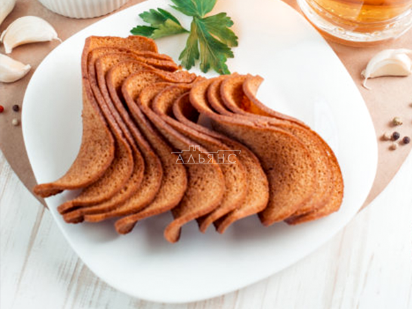 Ресторанные гренки с сметаной и зеленью в Шахтах